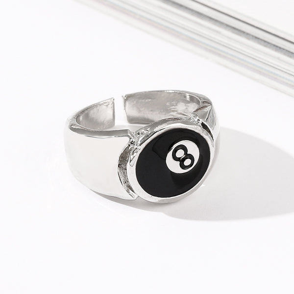 Y2K eightball ring