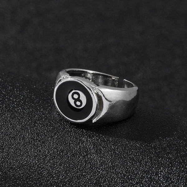 Y2K eightball ring