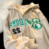 Retro Fleece  zip hoodie