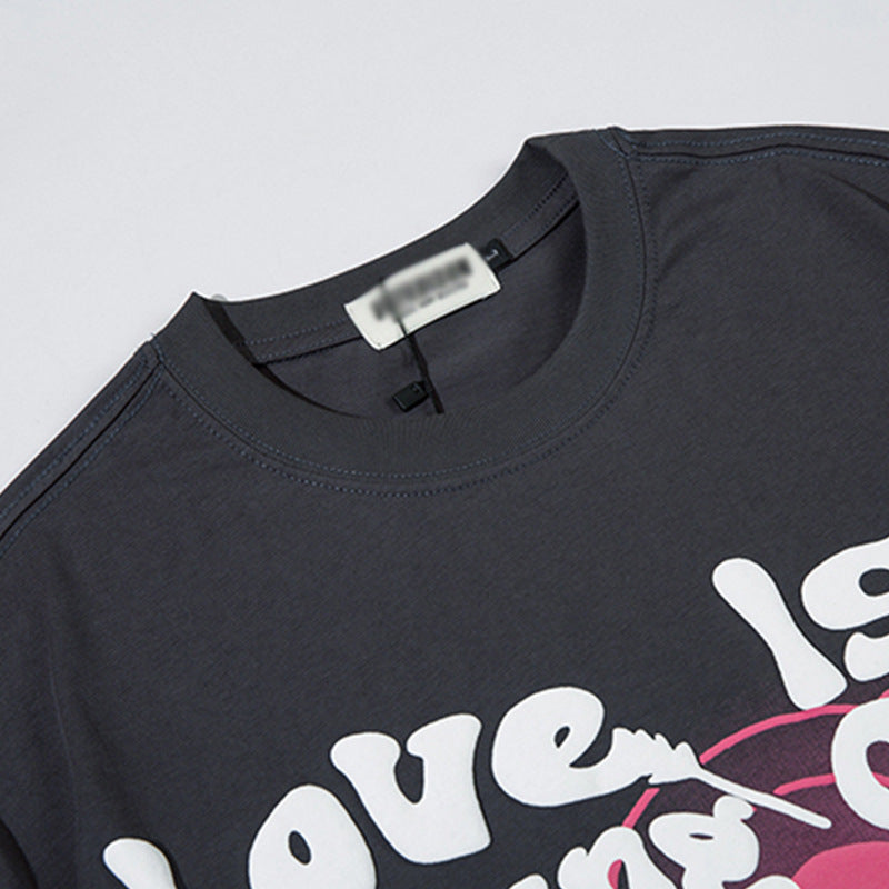 Kurzes Street-Love-T-Shirt