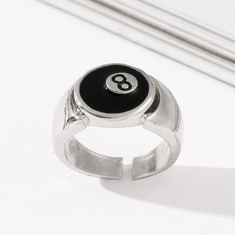 Y2K eightball ring