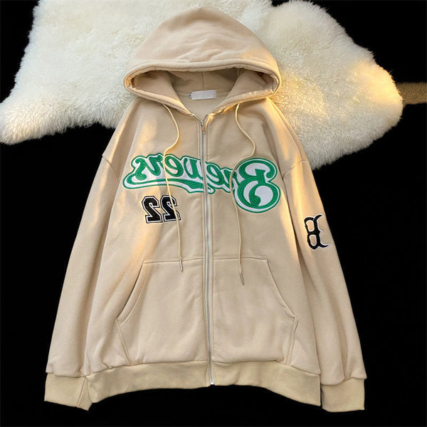 Retro Fleece  zip hoodie