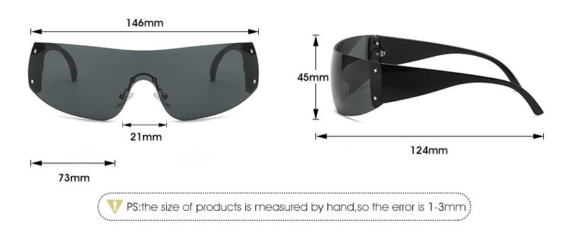 Randlose Sonnenbrille