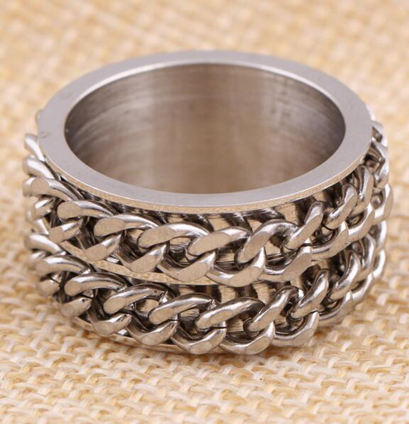 Vintage Chain Men's Ring