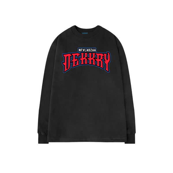 Letter Printed Cotton Long Sleeve