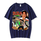 SZA Hip Hop Rapper 90s Vintage Tee