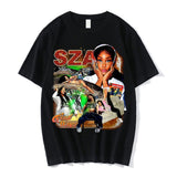 SZA Hip Hop Rapper 90s Vintage Tee