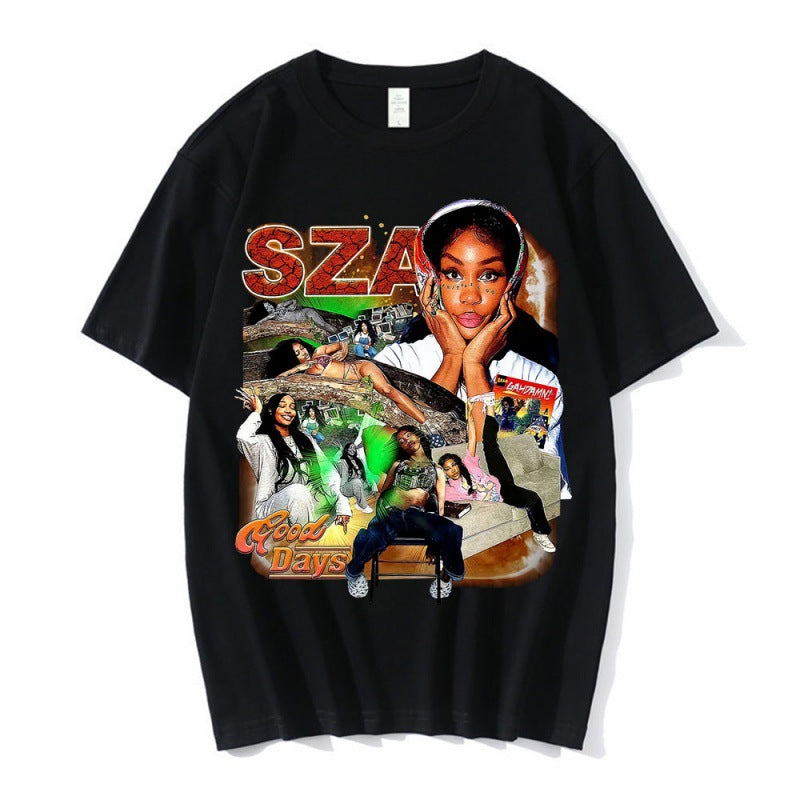 SZA Hip Hop Rapper 90er Jahre Vintage T-Shirt