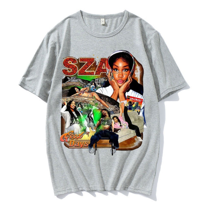 SZA Hip Hop Rapper 90er Jahre Vintage T-Shirt